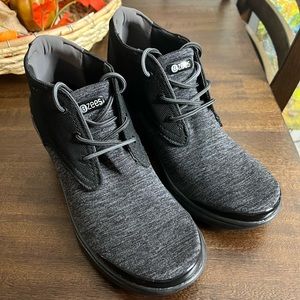 Bzees Cloud Technology Charcoal Ease Lace Up Ankle Bootie